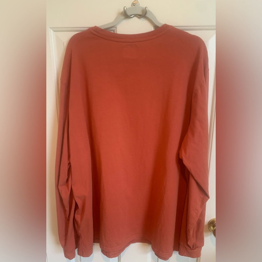 Wrangler Workwear long sleeve T shirt. Size 3XL. Burnt orange color, GUC - Picture 2 of 4